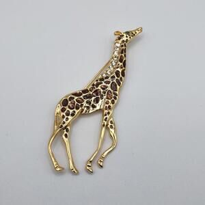 Darling Vintage Giraffe Pin
